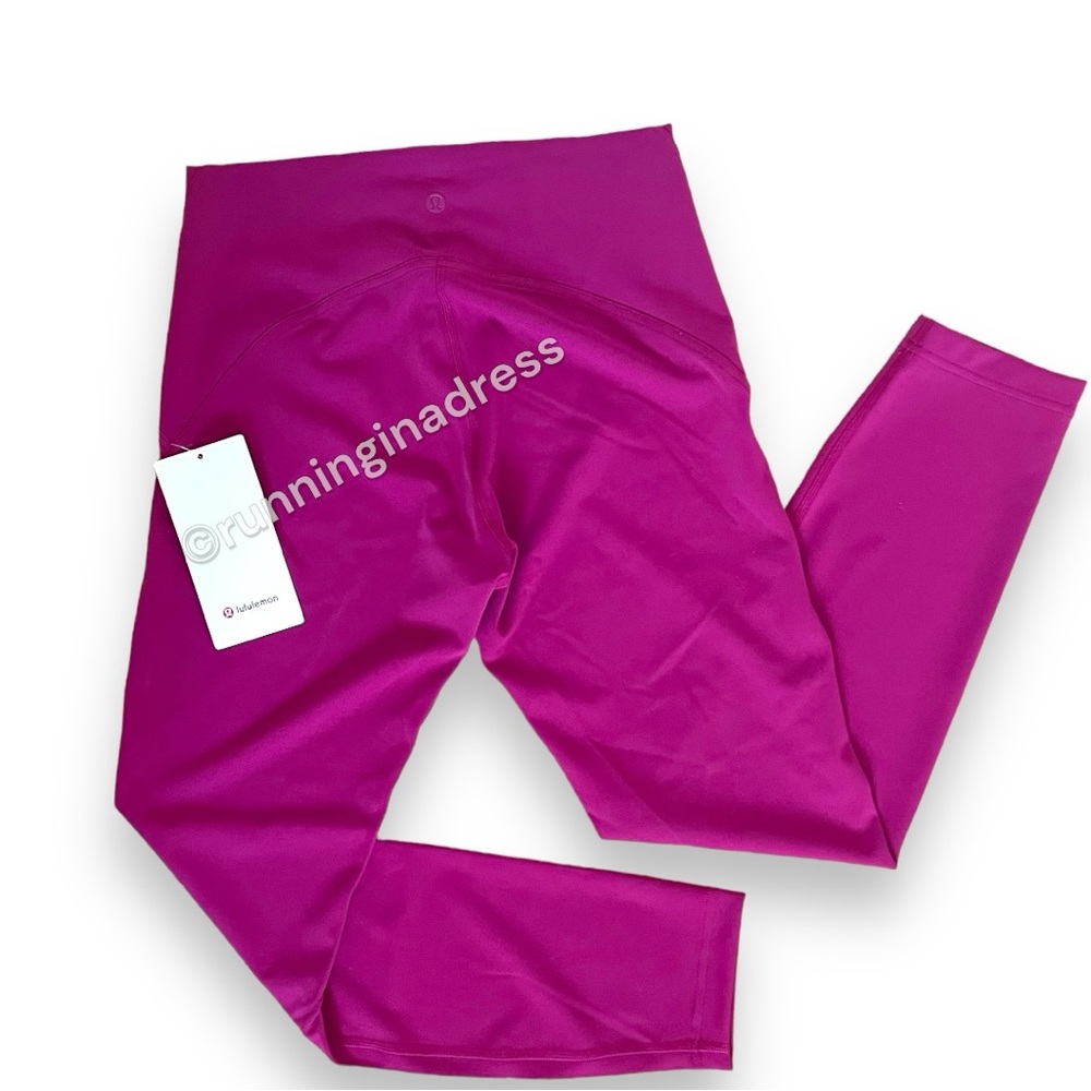 NWT Lululemon InStill HR Tight 25" In Color Magenta Purple Size 8 - Picture 6 of 14